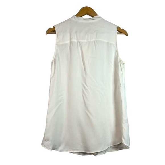 Cream Silk Theory Blouse Medium - Picture 7 of 10